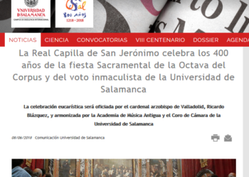 UNI Laica denuncia el triunfo del confesionalismo en la Universidad de Salamanca