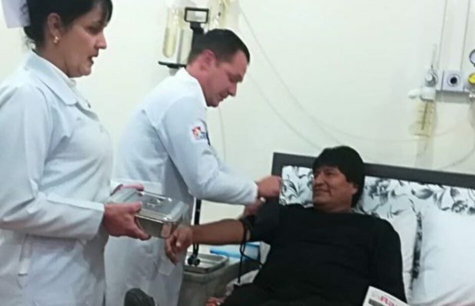Evo Morales fue intervenido por un tumor y se recupera satisfactoriamente