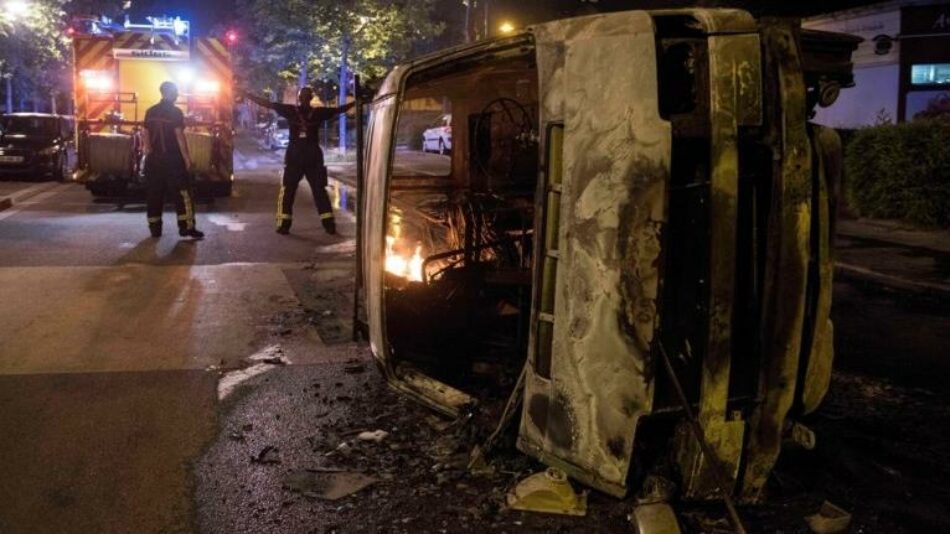 Se desatan violentos disturbios en Francia por muerte de un joven