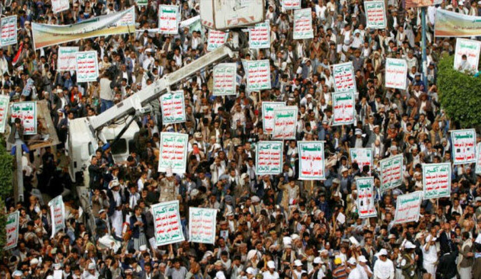 Miles de yemeníes protestan por arrogancia de EEUU e Israel