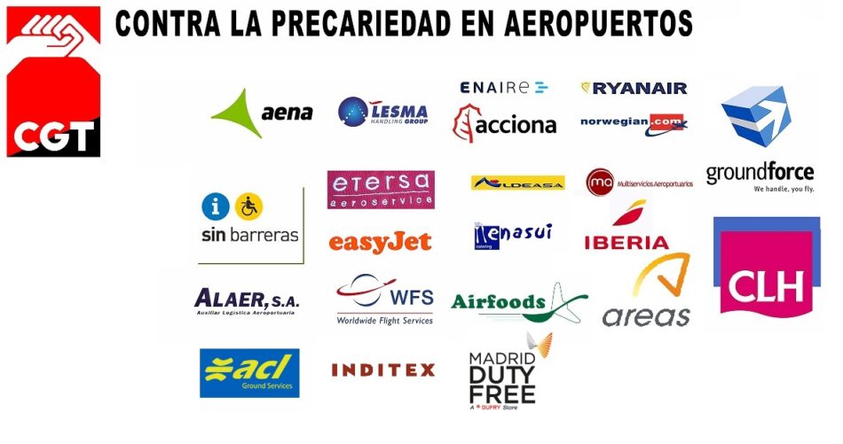 El Aeropuerto de Madrid-Barajas se ha convertido en el paradigma del ensayo de medidas de desregularización laboral