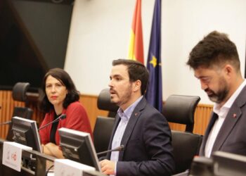 Alberto Garzón: «no hay democracia sin libertad, y no hay posibilidad de que exista la libertad en la pobreza»