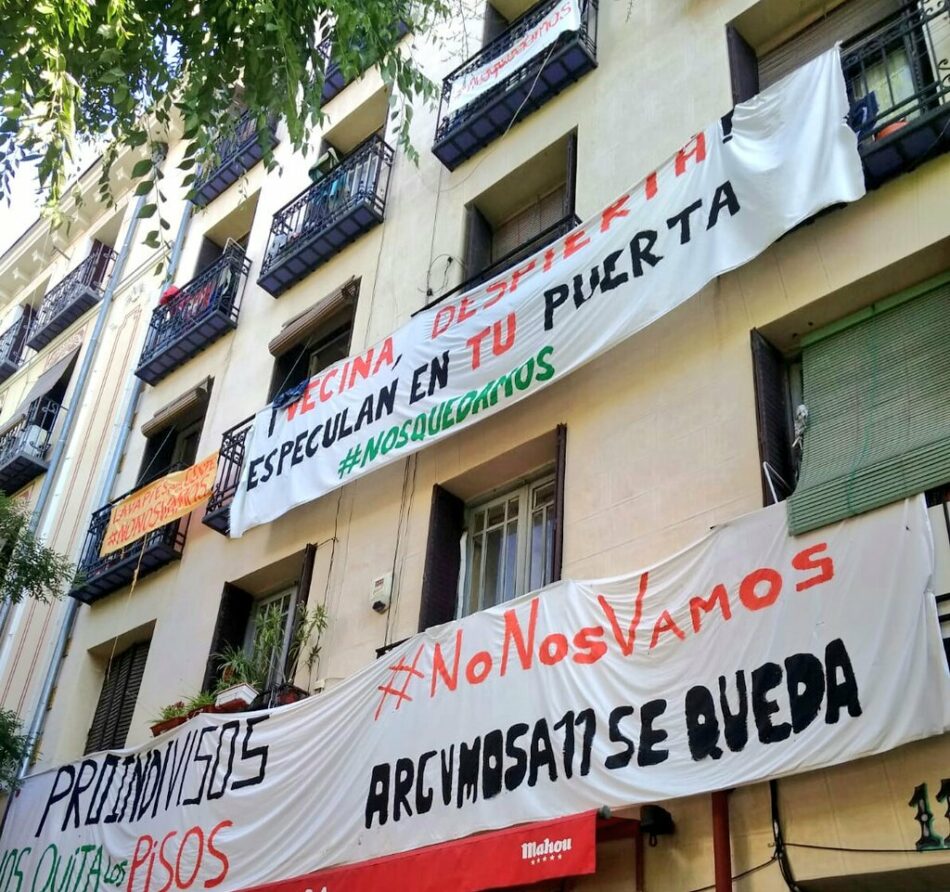 La Asamblea Bloques en Lucha de Lavapiés anuncia la paralización del desahucio en Argumosa 11 gracias a la movilización vecinal