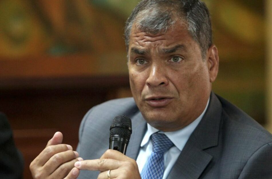 IU traslada “toda su solidaridad y respaldo” a Rafael Correa y denuncia la “cacería política” desatada contra el ex presidente ecuatoriano