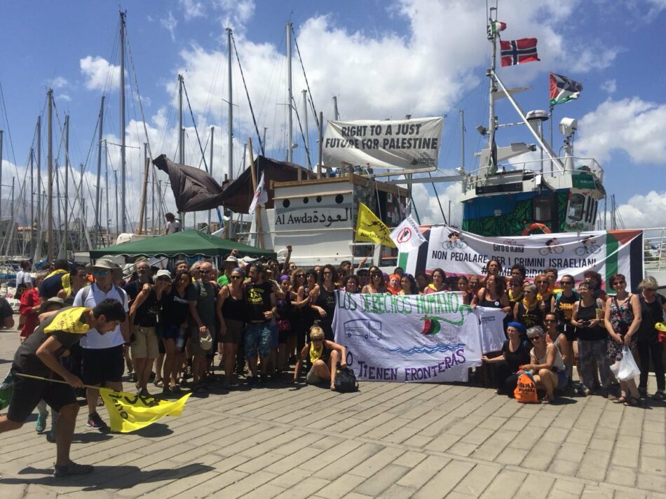 Unidos Podemos pide amparo al Gobierno para la Flotilla de la Libertad Rumbo a Gaza