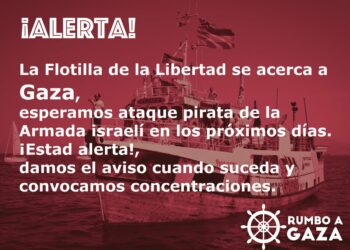 La Flotilla de la Libertad se acerca a Gaza