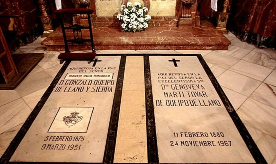 Sobre los restos de Queipo de Llano en la Basílica de la Macarena