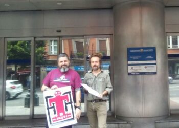 Sanción a un miembro de la «Plataforma contra la criminalización de la protesta social» por protestar contra la «Ley Mordaza»