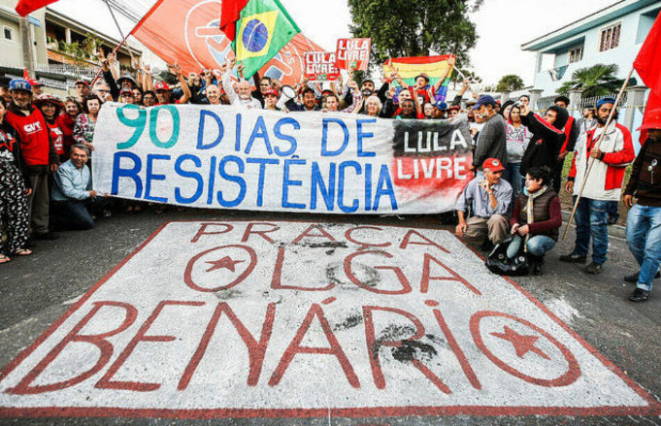 Brasil. La prisión de Lula completa 90 días; Resistencia popular sigue firme en Curitiba