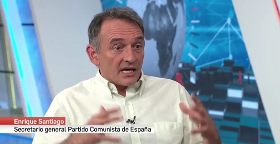 Enrique Santiago: «la inviolabilidad del jefe del Estado no es una carta blanca para cometer delitos»