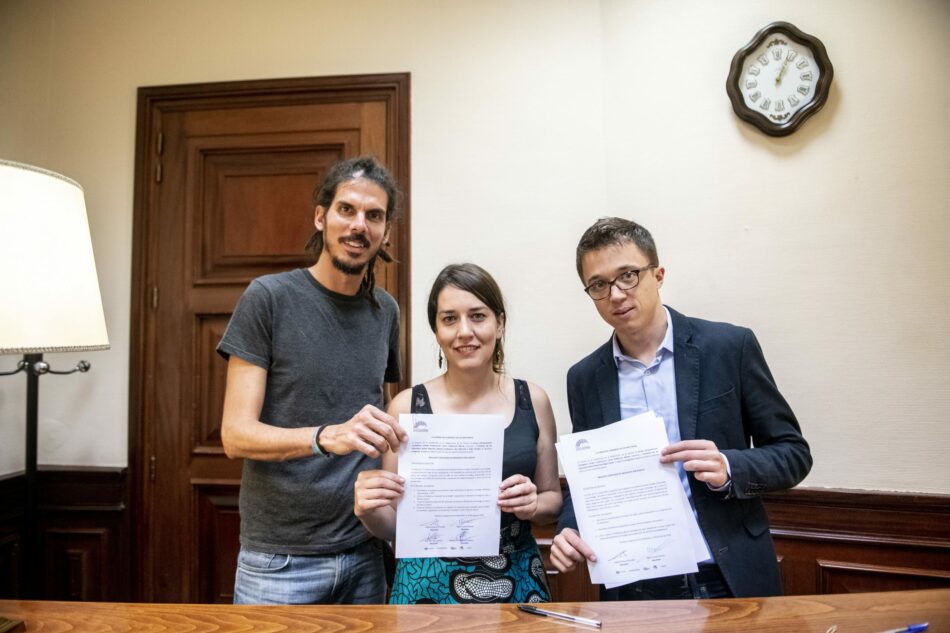 Íñigo Errejón, Ana Marcello y Alberto Rodríguez preguntan al Gobierno por las cargas policiales en la huelga de Amazon