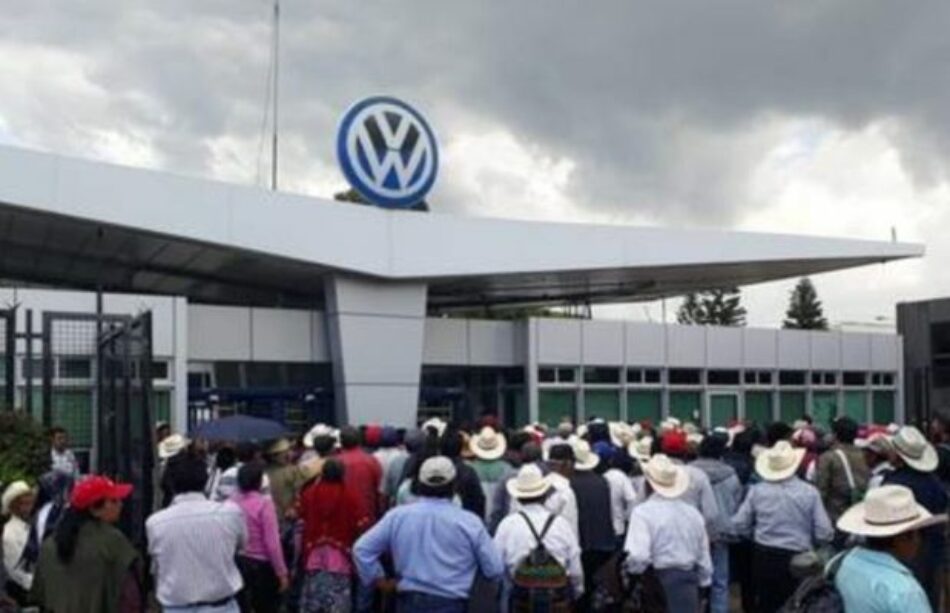 México. Campesin@s de Puebla denuncian a Volkswagen por utilizar cañones antigranizo que causan sequía