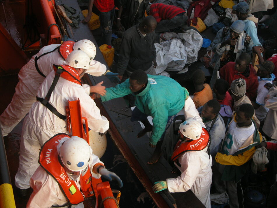 CGT afirma que la militarización de las aguas y fronteras españolas no detendrá los flujos migratorios