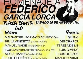 Homenaje a Federico García Lorca en Madrid. 25 de Agosto