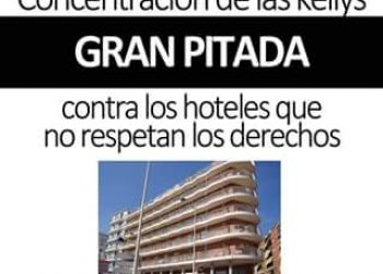 Concentración de las «Kellys» en Benidorm contra los hoteles que no respetan los derechos: por un trato y condiciones laborales dignas