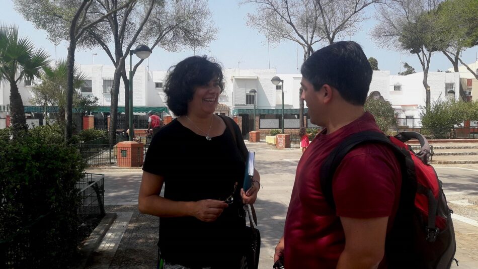 IU denuncia el absoluto abandono de los parques y jardines en Sanlúcar