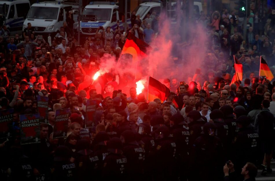 El fascismo toma la ciudad alemana de Chemnitz