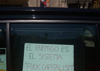 República en Marcha apoya a los taxistas en su lucha contra la acumulación capitalista. Por el avance en su conciencia obrera y en la profundización de sus reivindicaciones de clase trabajadora