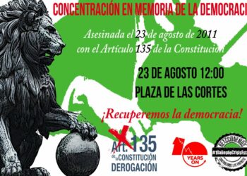 Acción frente al Congreso por la Derogación del Artículo 135