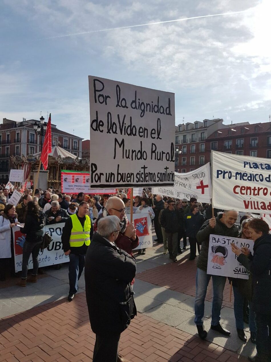 Actúa quiere mostrar su más absoluto y contundente rechazo al maltrato de la sanidad rural por parte de la Junta de Castilla y León