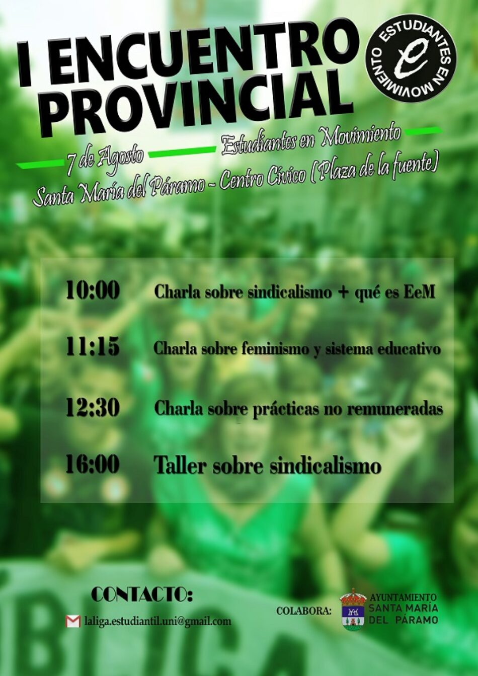 I Encuentro Provincial Estudiantes en Movimiento en Santa María del Páramo