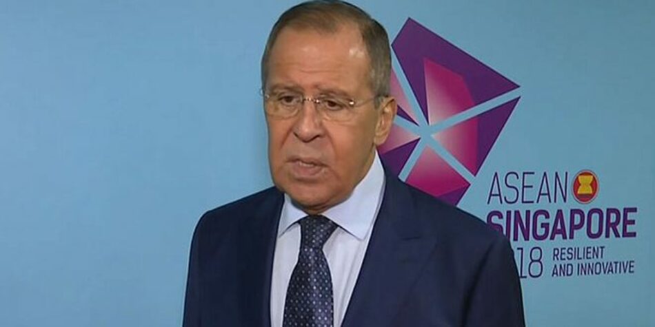 Lavrov: Los sirios solo deciden el futuro de su país