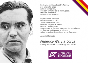 Federico García Lorca, mártir republicano
