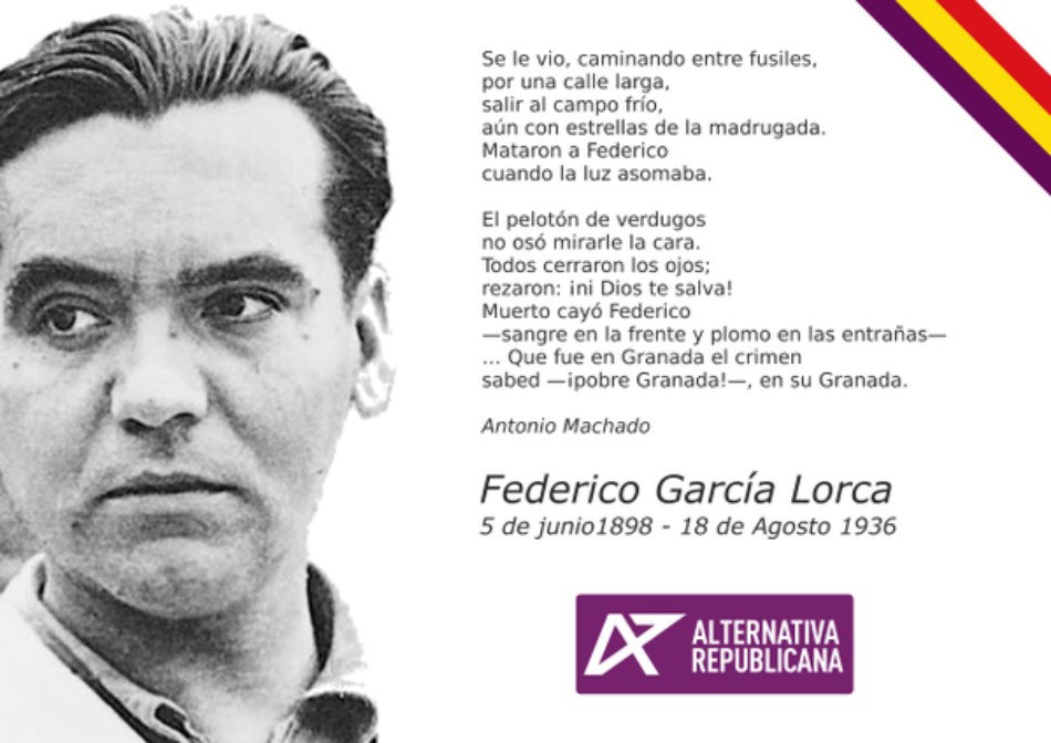Federico García Lorca, mártir republicano