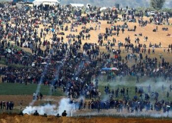 Gazatíes se movilizan en nueva jornada de La Marcha del Retorno
