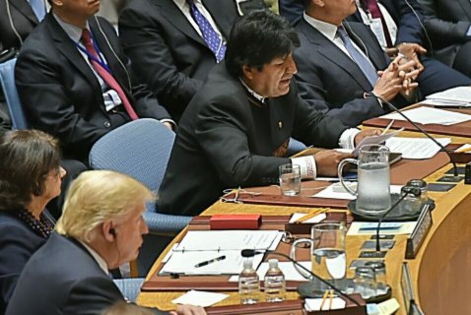 ONU: Evo Morales ratificó su posición antiimperialista y abogó por la unión de la Patria Grande