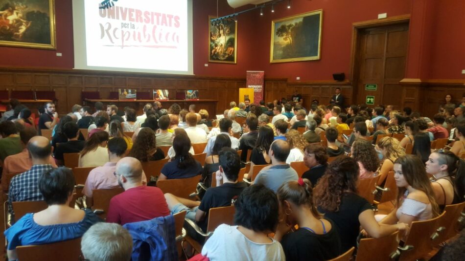 Universitats per la República reclama una estratègia compartida al sobiranisme