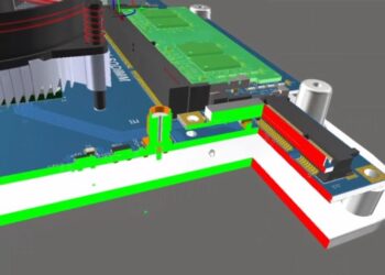 Un software que permite reproducir virtualmente todos los componentes de una tarjeta de circuito impresa