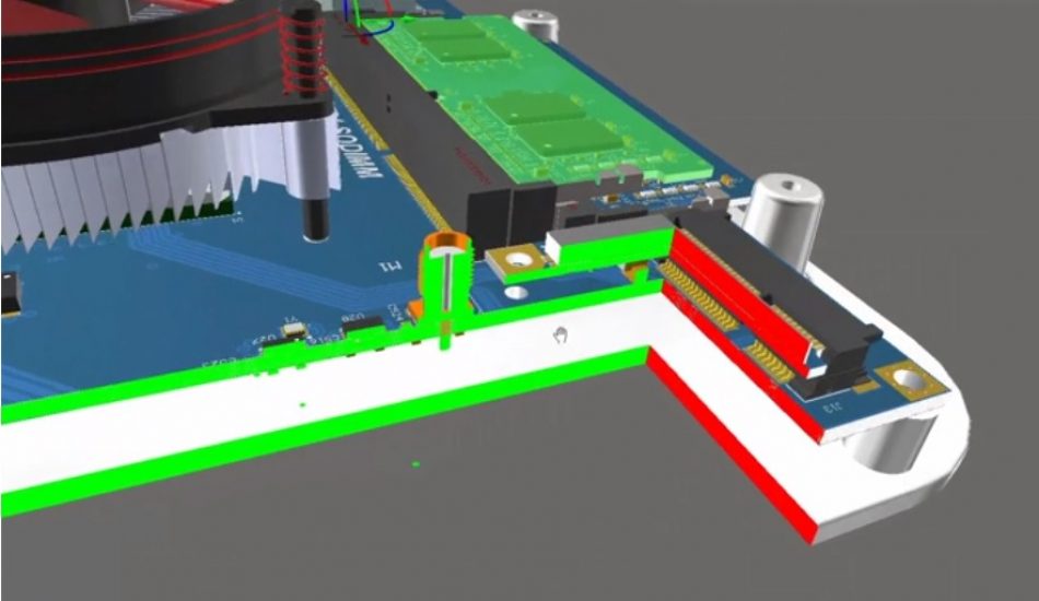 Un software que permite reproducir virtualmente todos los componentes de una tarjeta de circuito impresa