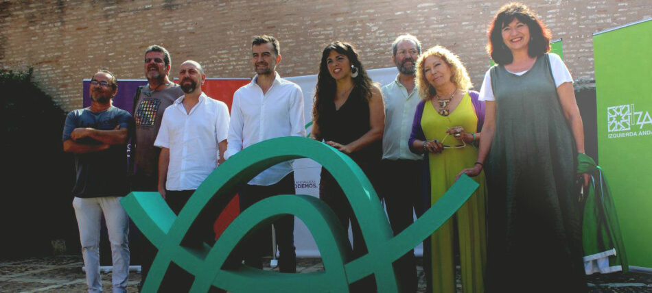 Maíllo y Rodríguez presentan su lista para las primarias de Adelante Andalucía