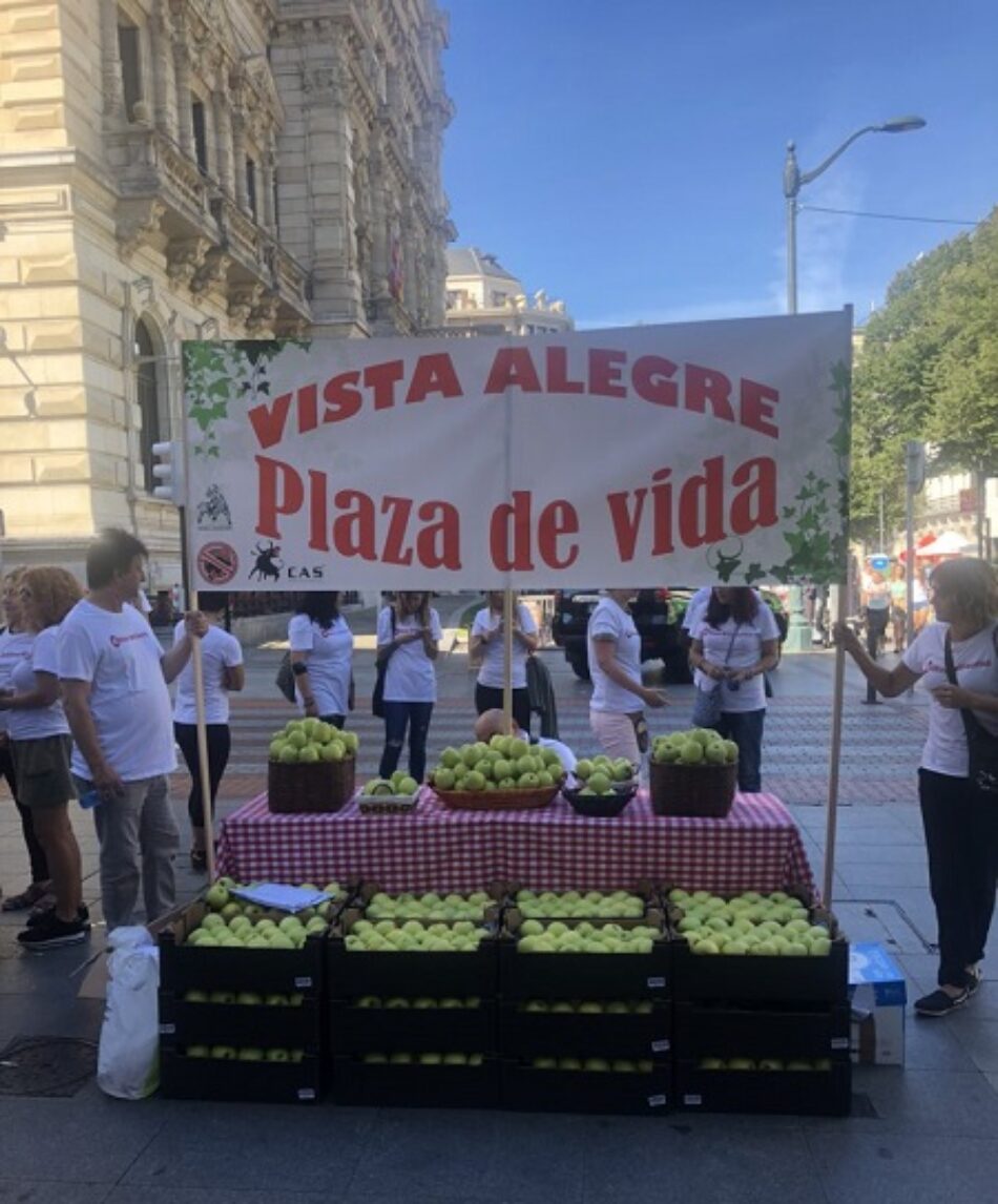 Convocan Concentración en el Ayuntamiento de Bilbao  bajo el lema «Vista Alegre, plaza de vida»