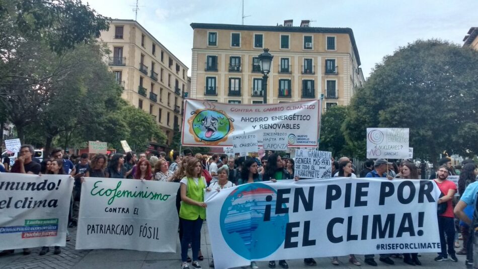 Madrid se moviliza contra el cambio climático