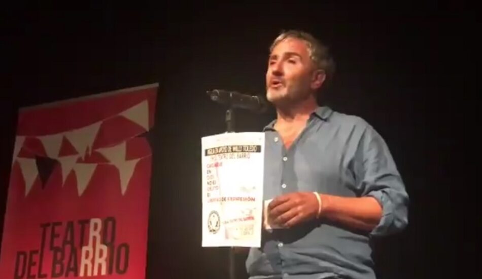 Unidos Podemos pregunta en el Congreso por qué no se ha permitido la entrevista entre Willy Toledo y su abogado mientras estaba detenido