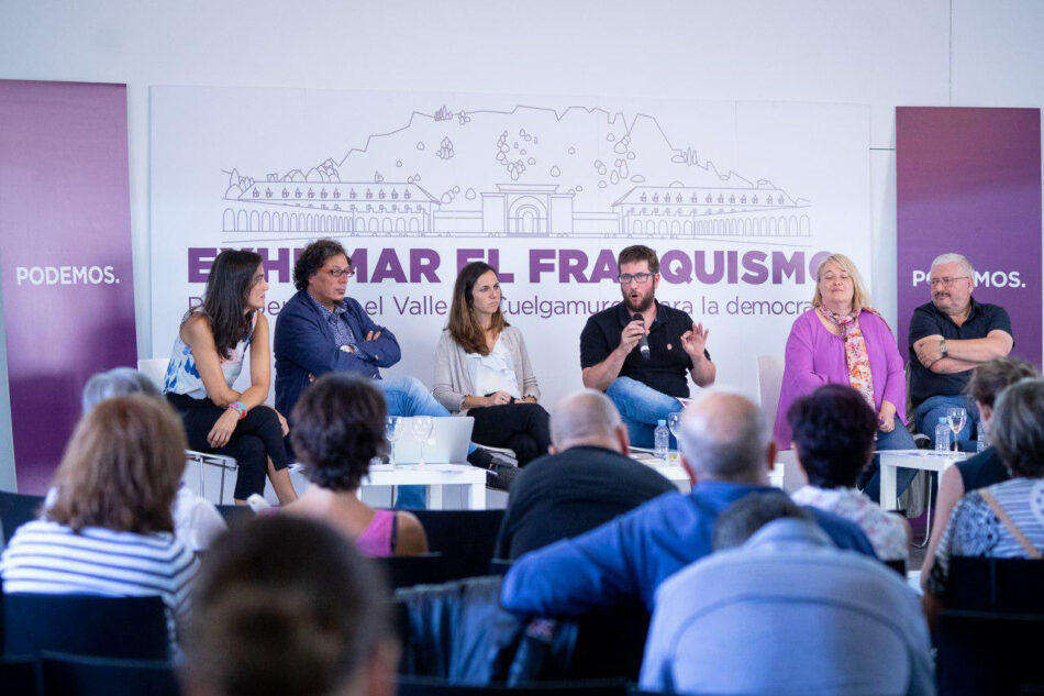 Podemos pide al Gobierno que «desacralice» el Valle de los Caídos