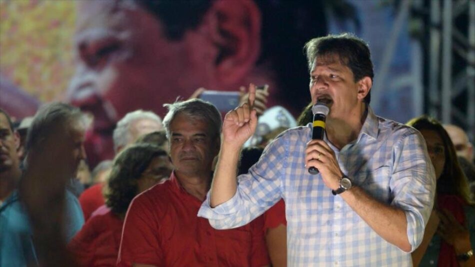 Haddad advierte: El Brasil de Bolsonaro sería peor que el de Temer