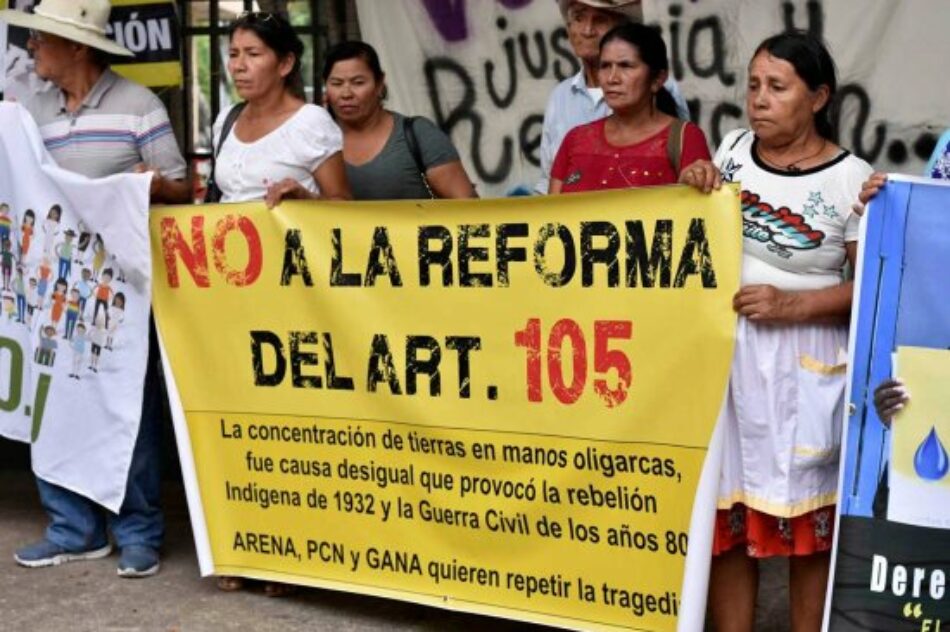 El Salvador: suprimir límite a la tenencia de la tierra no genera desarrollo sino mayor desigualdad