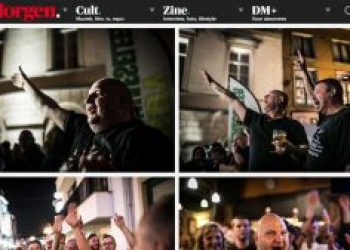 La ultraderecha belga celebra su triunfo municipal con saludos nazis