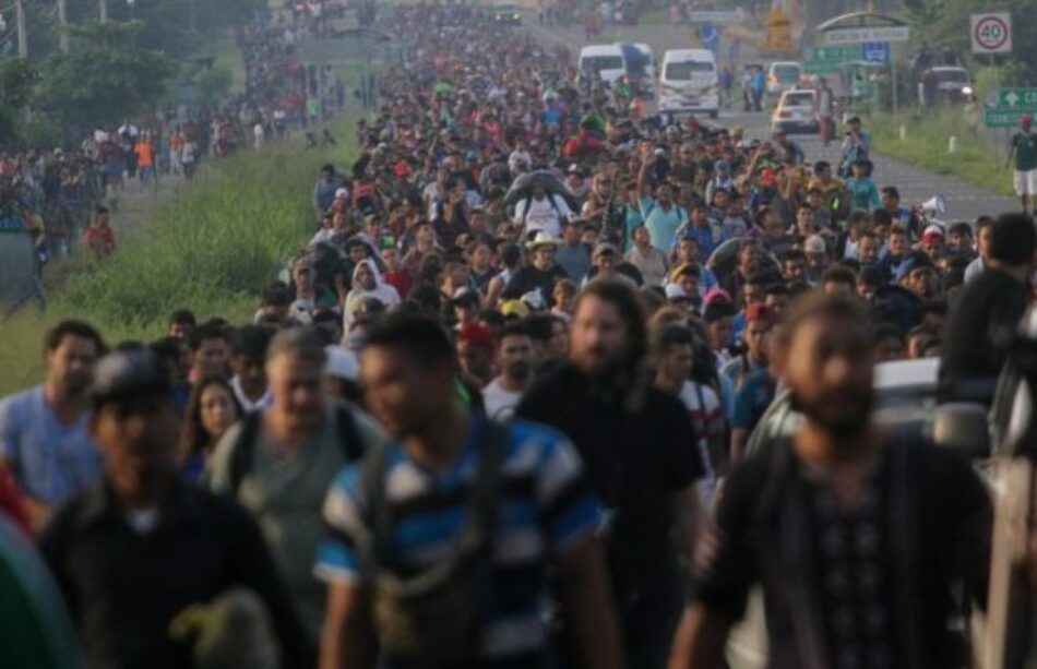 Caravana Migrante. Trump tuitea, México obedece