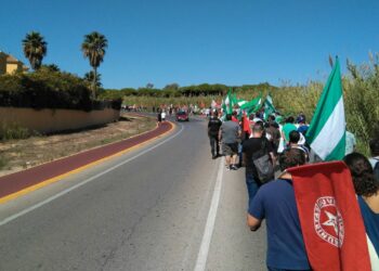 Manifiesto XXXII Marcha a Rota: «hemos vuelto a las puertas de esta base militar de Rota para reclamar el derecho de las andaluzas y los andaluces a vivir en paz»