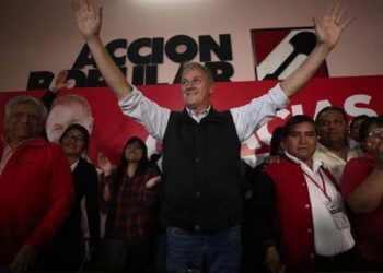 Perú. Al 86.6% del conteo de votos, el derechista Jorge Muñoz es el electo alcalde de Lima con 34.8%