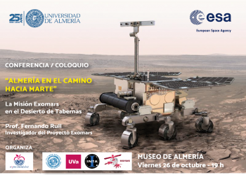 Conferencia/Coloquio «Almería en el camino hacia Marte»: la misión Exomars en el desierto de Tabernas