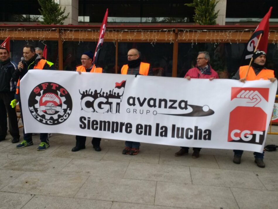 CGT denuncia la situación de la plantilla de la empresa AVANZA de Getafe
