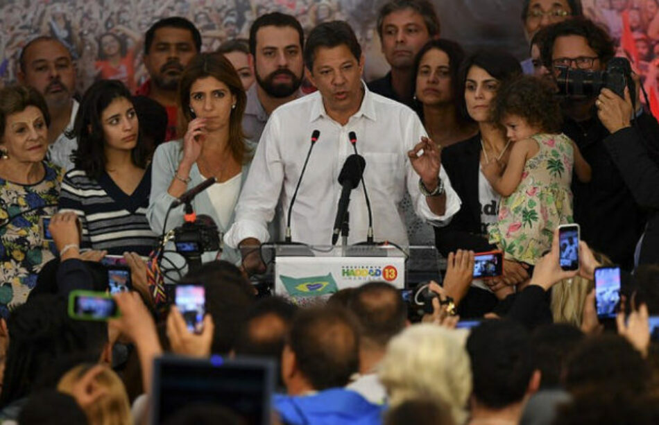 Brasil. Haddad: La vida está hecha de coraje. Estamos juntos, de la mano