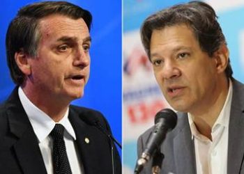 Cinco puntos separan a Haddad de Bolsonaro, según Vox Populi