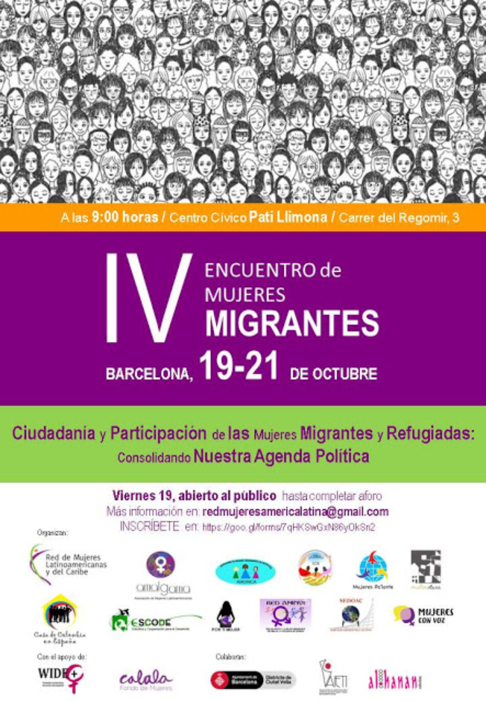 IV encuentro de mujeres migrantes: ciudadanía y participación de las mujeres migrantes y refugiadas