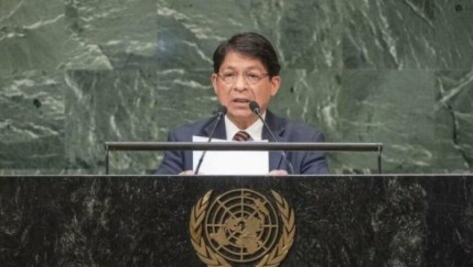 Nicaragua defiende en la ONU principio de independencia y soberanía de los pueblos